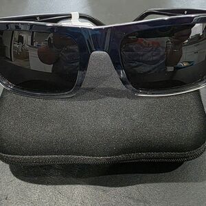 Phat Farm Classic Rectangular Black Sunglasses - Larger Size